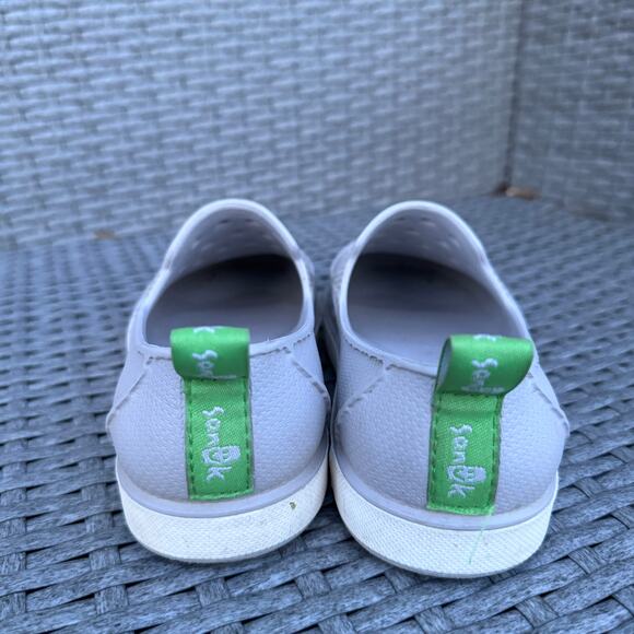 Sanukl‎ Lil Walker Shoes Loafers Slip On Comfort Waterproof White Kids Size 4 - Picture 4 of 7